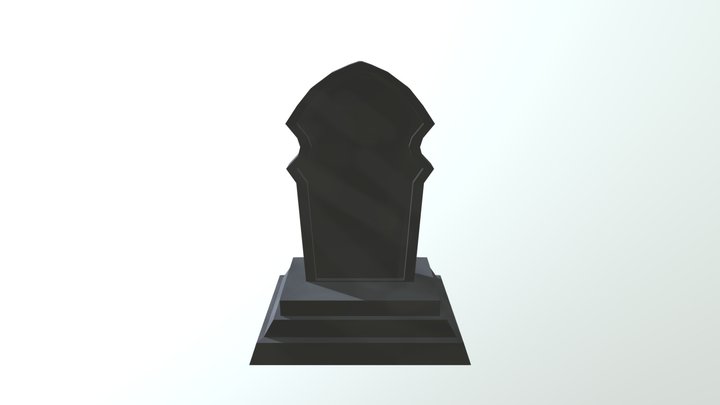 Gravestone 3D Model