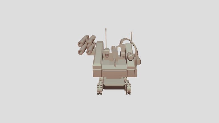Robot Drone 3D Model