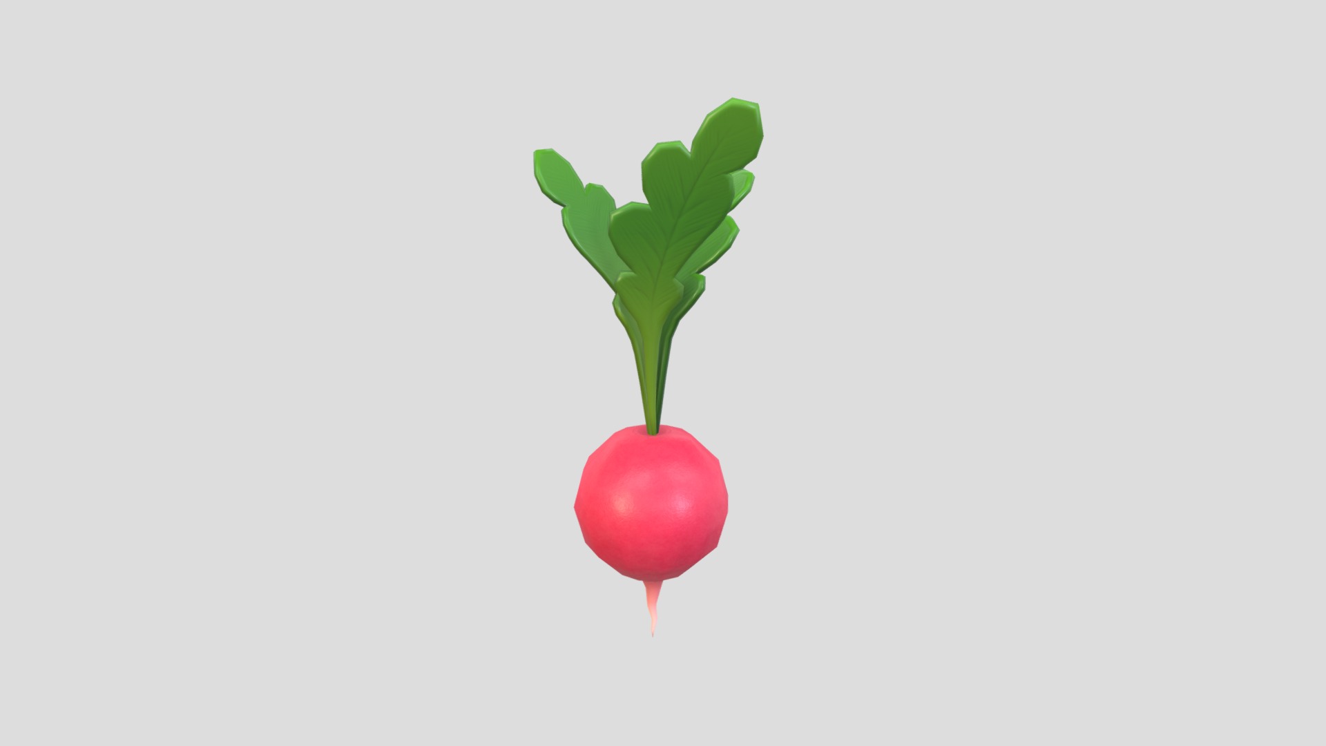 3D model Radish - This is a 3D model of the Radish. The 3D model is about background pattern.