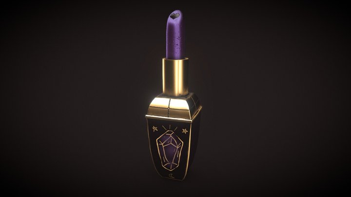 Crystal - Gothic Lipstick 3D Model