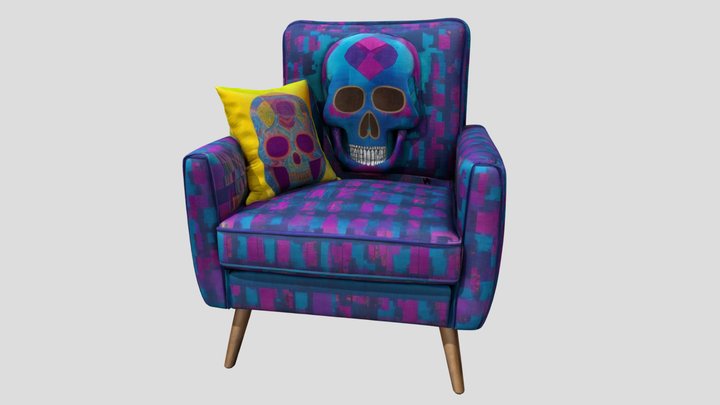 Chair of the Painted Echo - chair – Modèle 3D gratuit STL