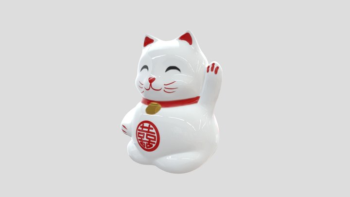 Maneki neko 3D Model
