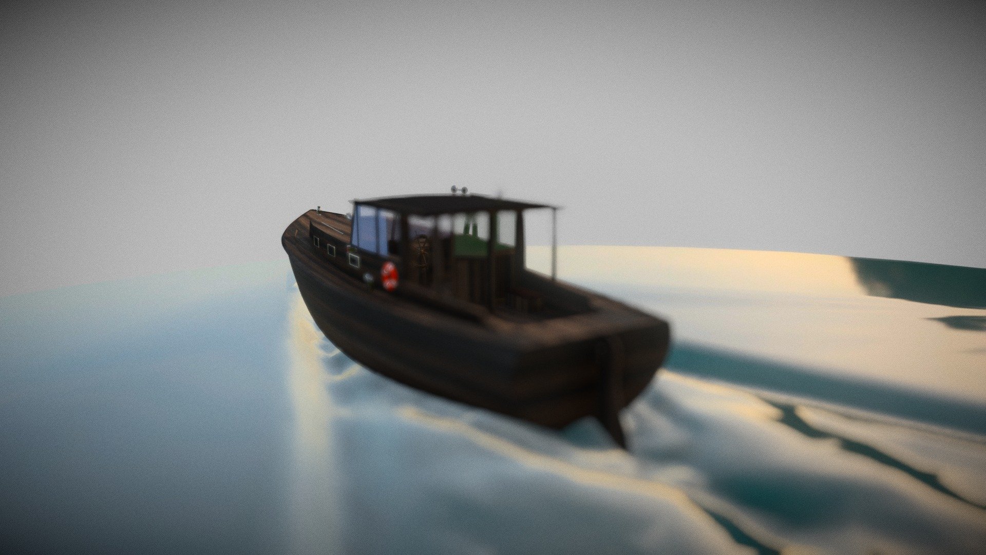 Boat & Waves
