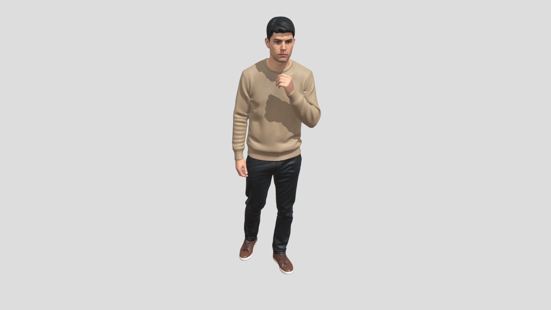Casual Beige Knit Look - Download Free 3D model by restore50 [e92cefa ...