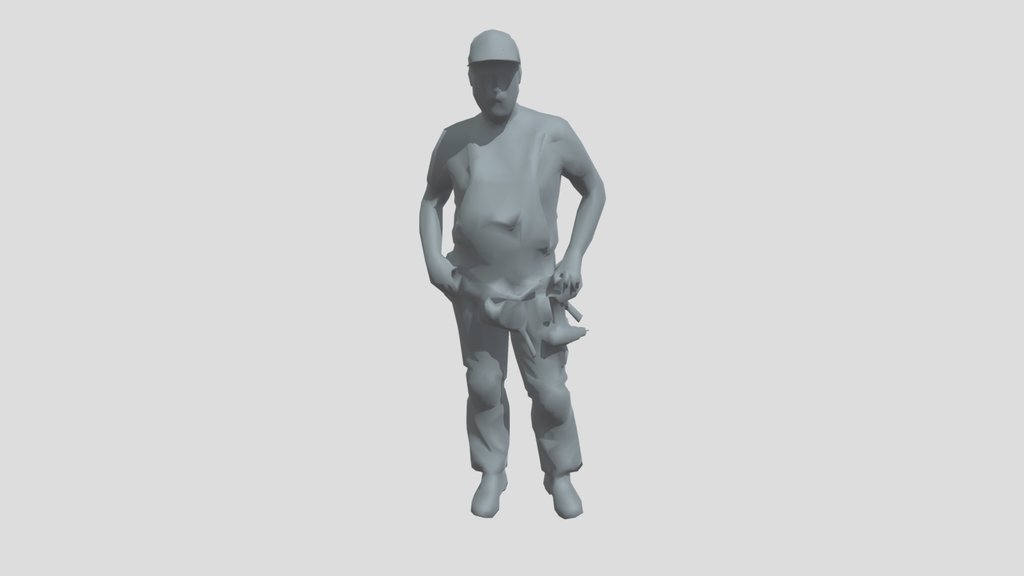 Lowpoly Construction Worker
