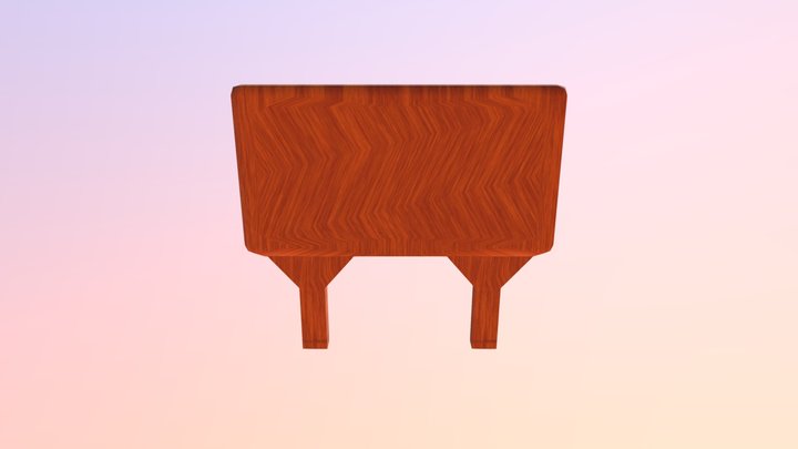 Placa madeira-wood board 3D Model