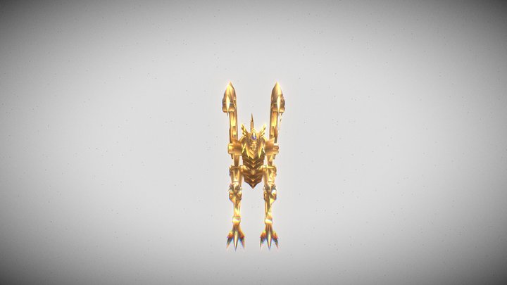 winged dragon of ra 3D Model