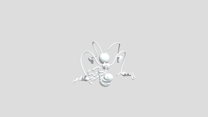 Mommy Long Legs Project Playtime Anims 3D Model