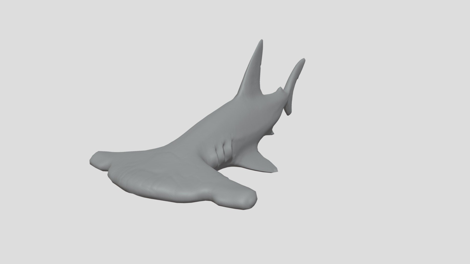 Shark with lowered poly count