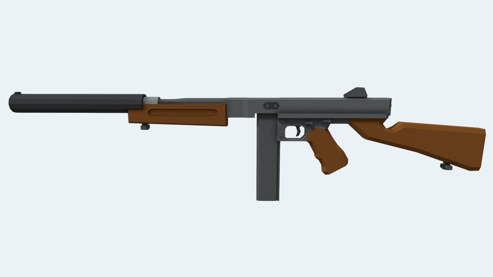 Low Poly Suppressed M1 Thompson Rsaf Enfield Download Free 3d Model By Polyte [e93359c