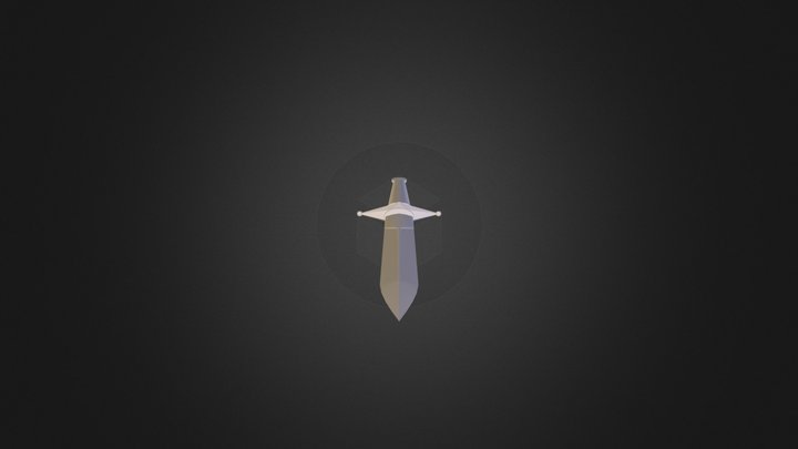 Dagger - Un-Textured. 3D Model