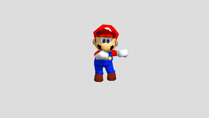 Mario 3d model all animations 3D Model