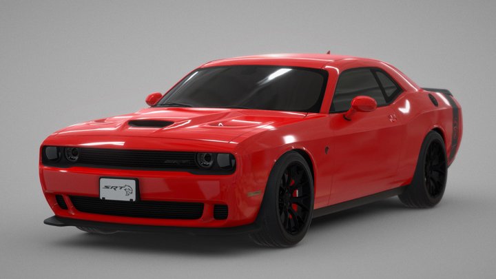 2015 Dodge Challenger SRT Hellcat 3D Model