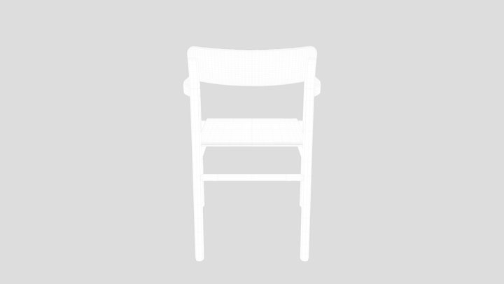Fredericia POST Armchair 3D Model