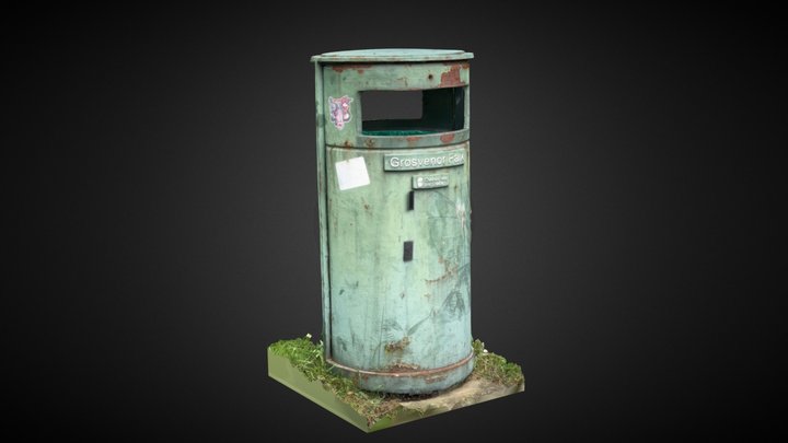 Grosvenor Park Bin 3D Model