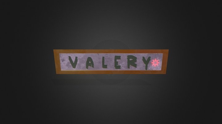 NamePlate 3D Model