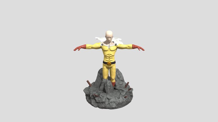 Saitama-One_Punch_Man 3D Model