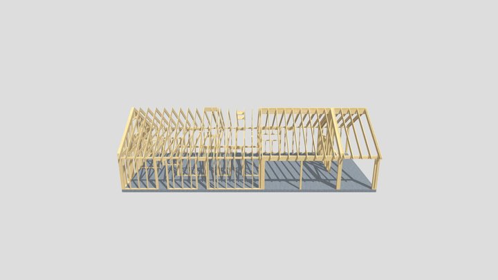 Житовня/ сарай/ спіжарня/ зерниця/ овочесховище 3D Model