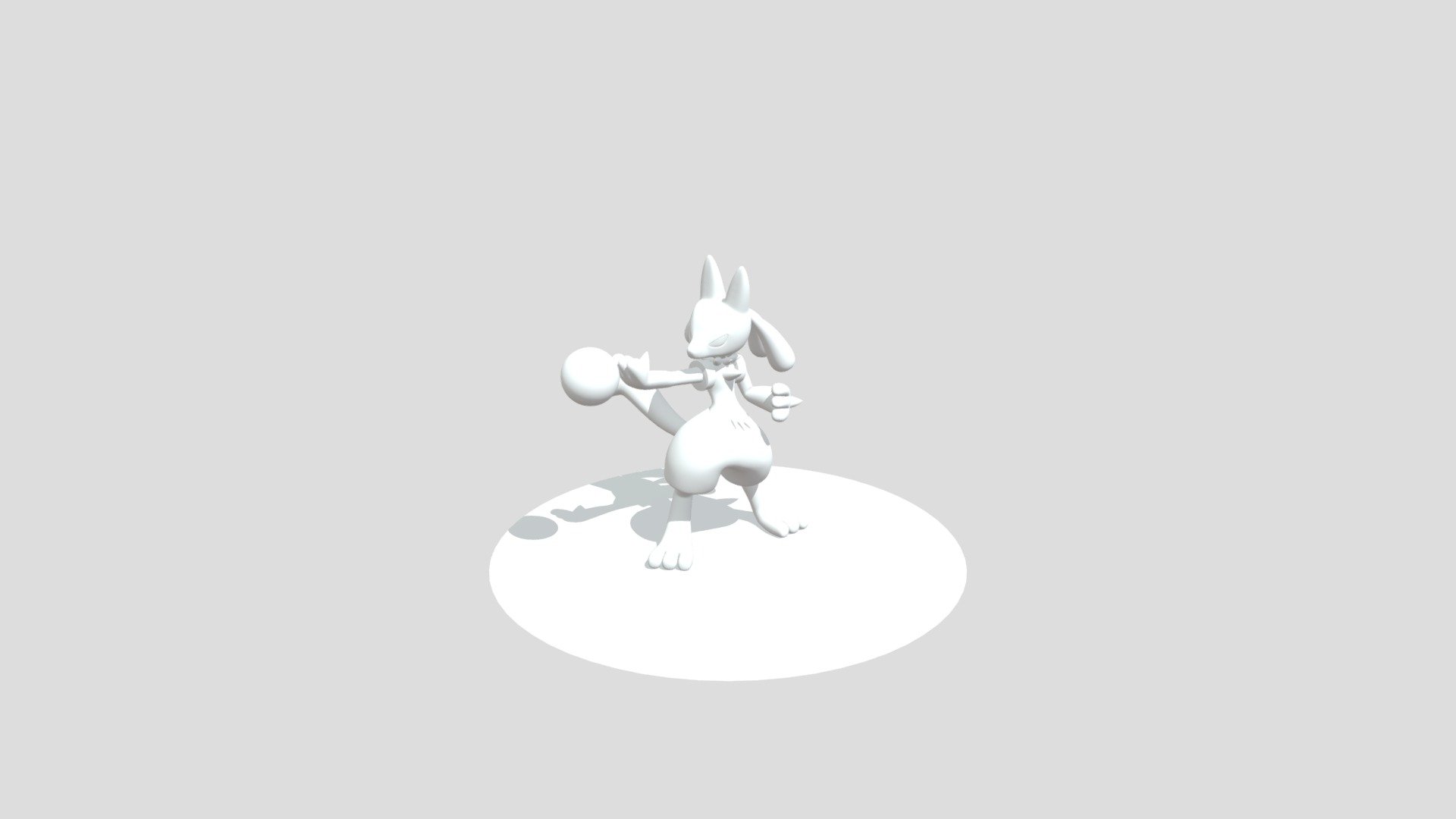 Lucario - 3D model by pkaran6254 [e9373f0] - Sketchfab