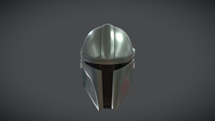 Mandalorian Helmet 3D Model