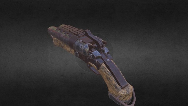 ARKHAM GUN FOR TEXTURING 3D Model