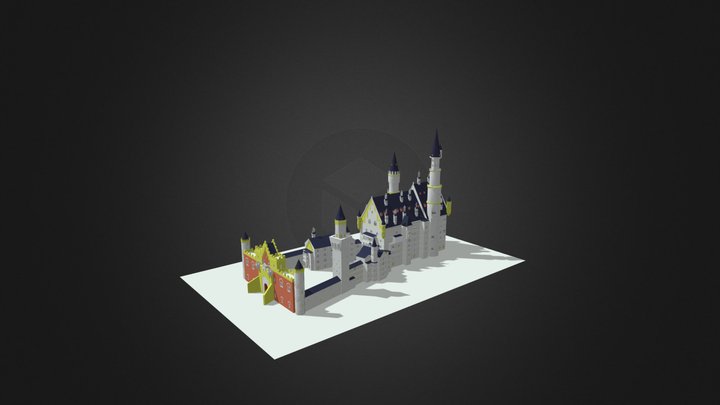 Neuschwastein Castle 3D Model