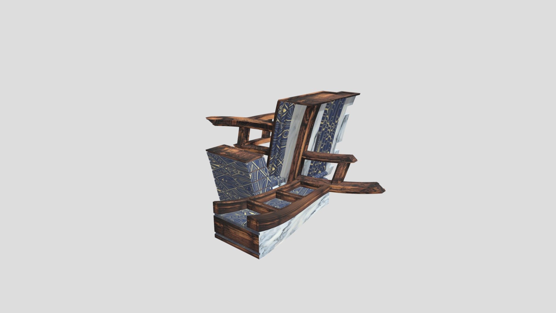 mediums 3d model warped