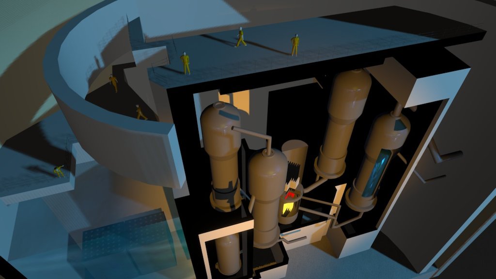 PWR Nuclear Reactor - Download Free 3D model by Breno_dAquino  (@breno_daquino) [e93a803]