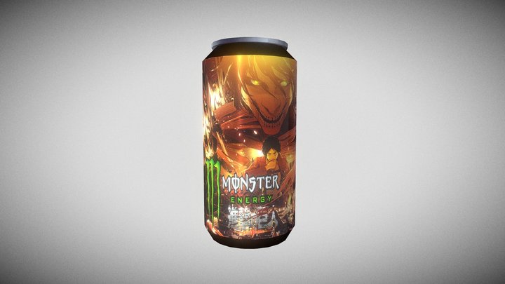 Latinha monster sasageyo 3D Model