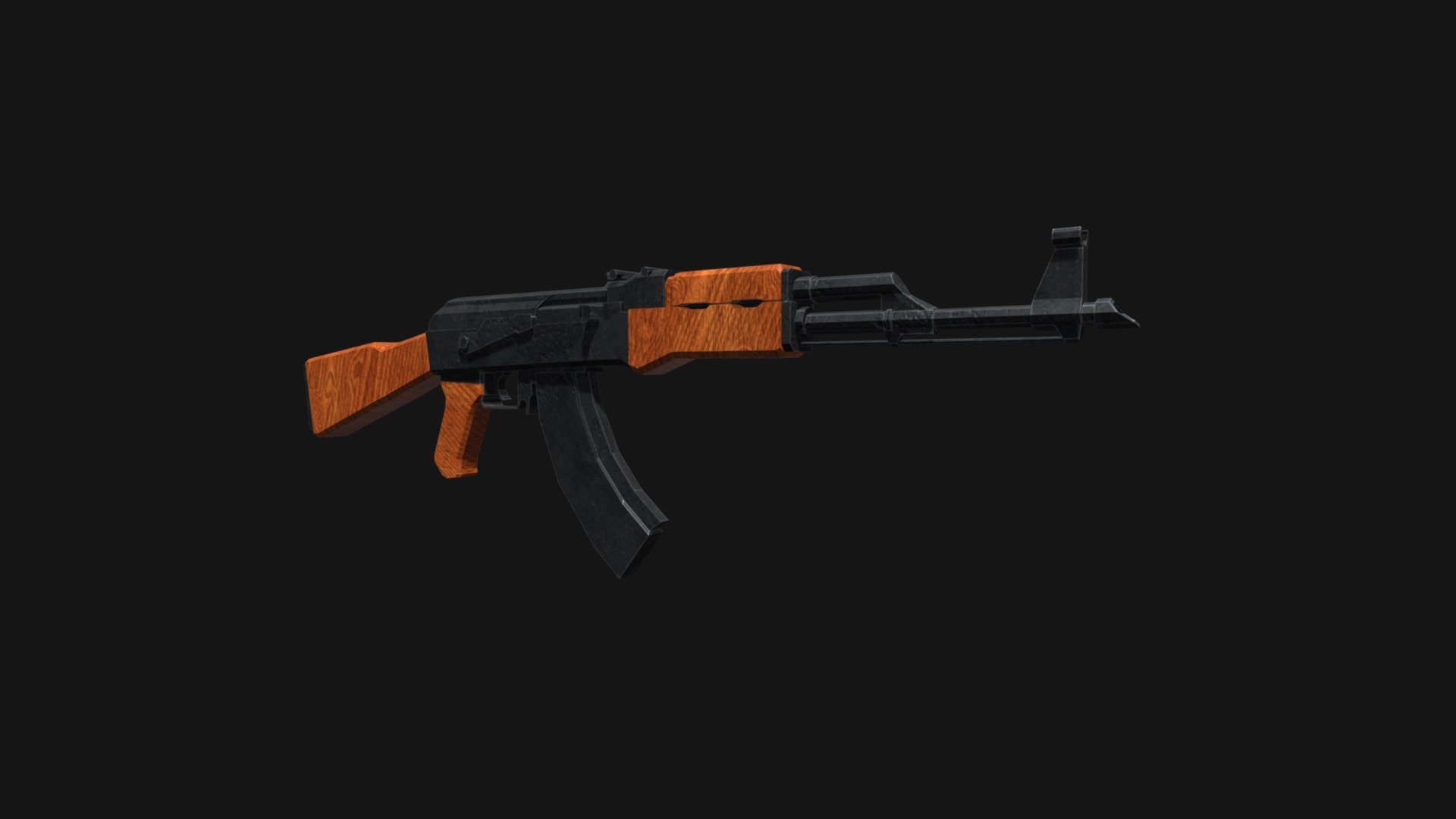 AK-47 :) - Download Free 3D model by juanvhr [e93b044] - Sketchfab