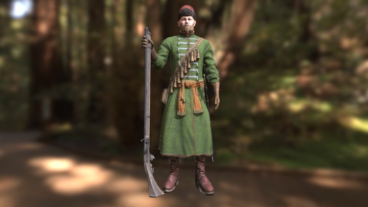 Стрелец 17 века – Modèle 3D gratuit STL