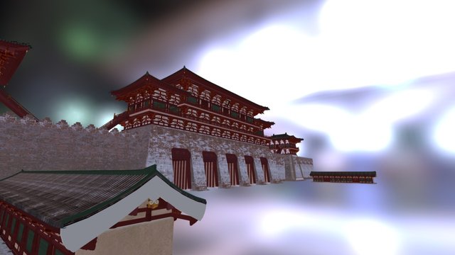 大明宫-丹凤门 3D Model