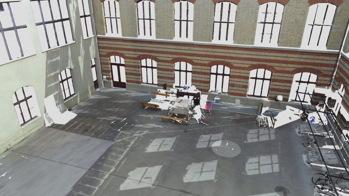 eth3d Courtyard demo model 3D Model