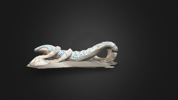 Lizard statue 3D Model