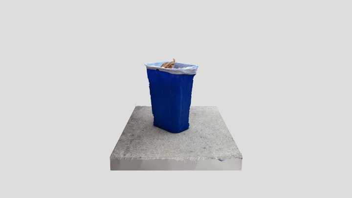 Garbage Can 3D Model