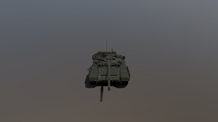 T-90A 3D Model