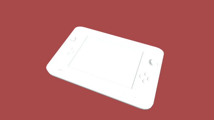 Wii U 3D Model