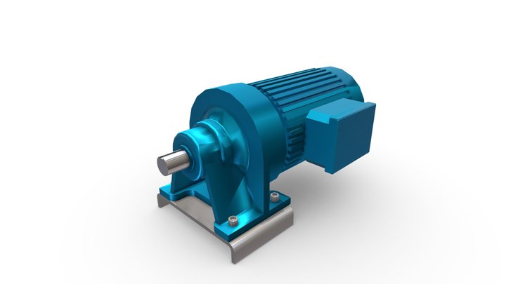 Electric 3d motor 3D Model