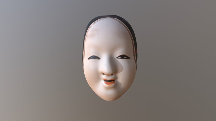 Kabuki Mask 4 photoscan 3D Model