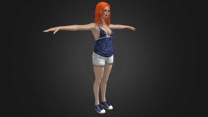 Girl_15.10 File .FBX – Modello 3D gratuito STL