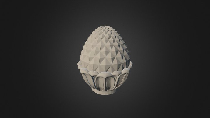 Ananasas Fin 3D Model
