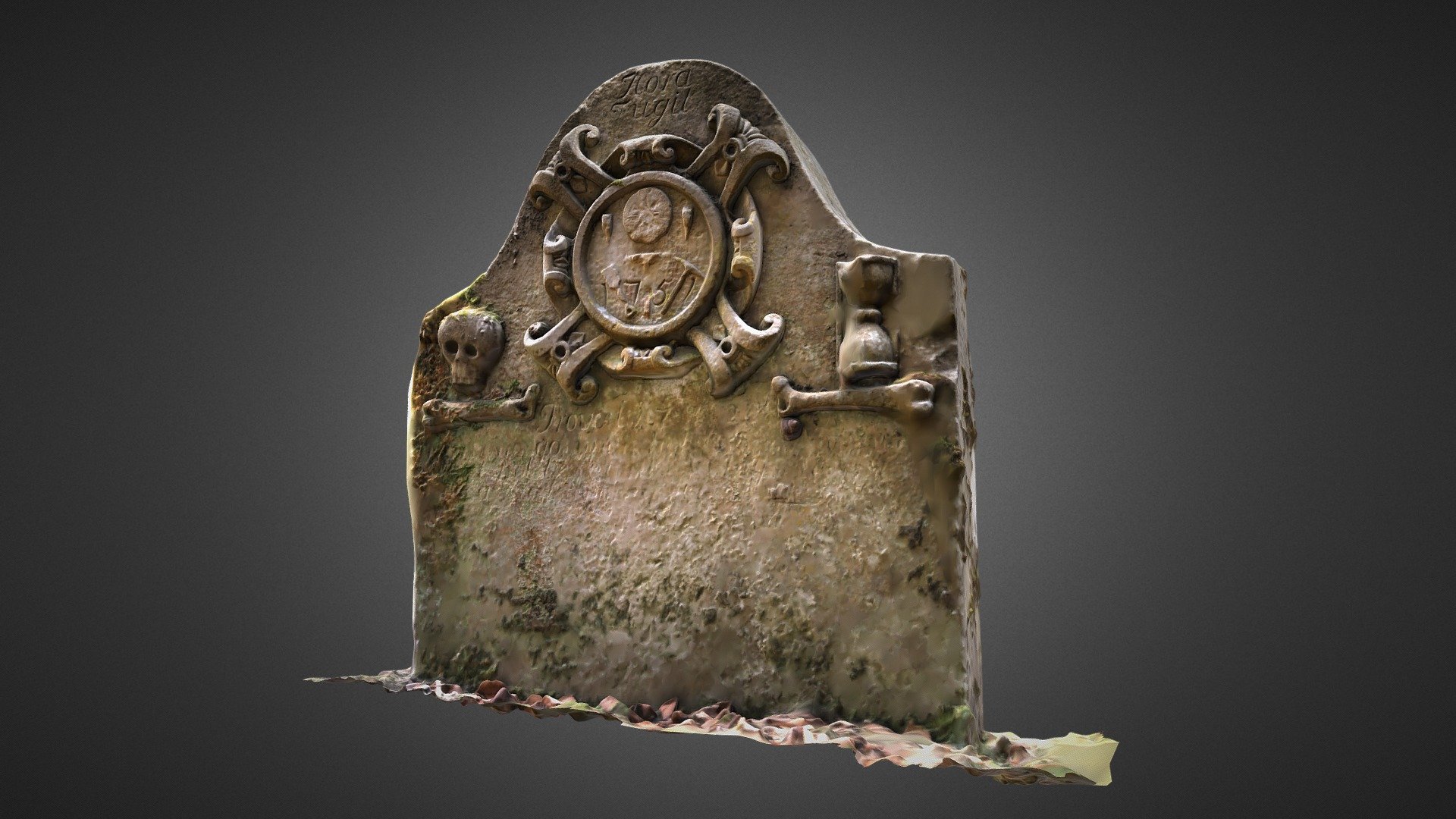 1751 Gravestone, Temple, Midlothian, Scotland