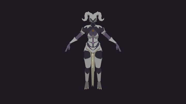 Succubus (Ashen knights: Foreshadow) 3D Model