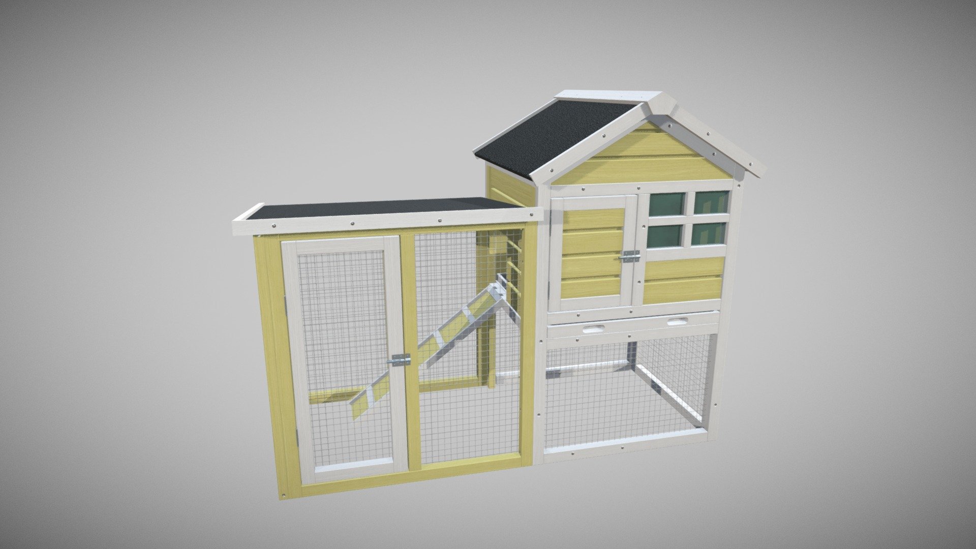DDP-1122S rabbit-hutch — Sketchfab embed 3D viewer