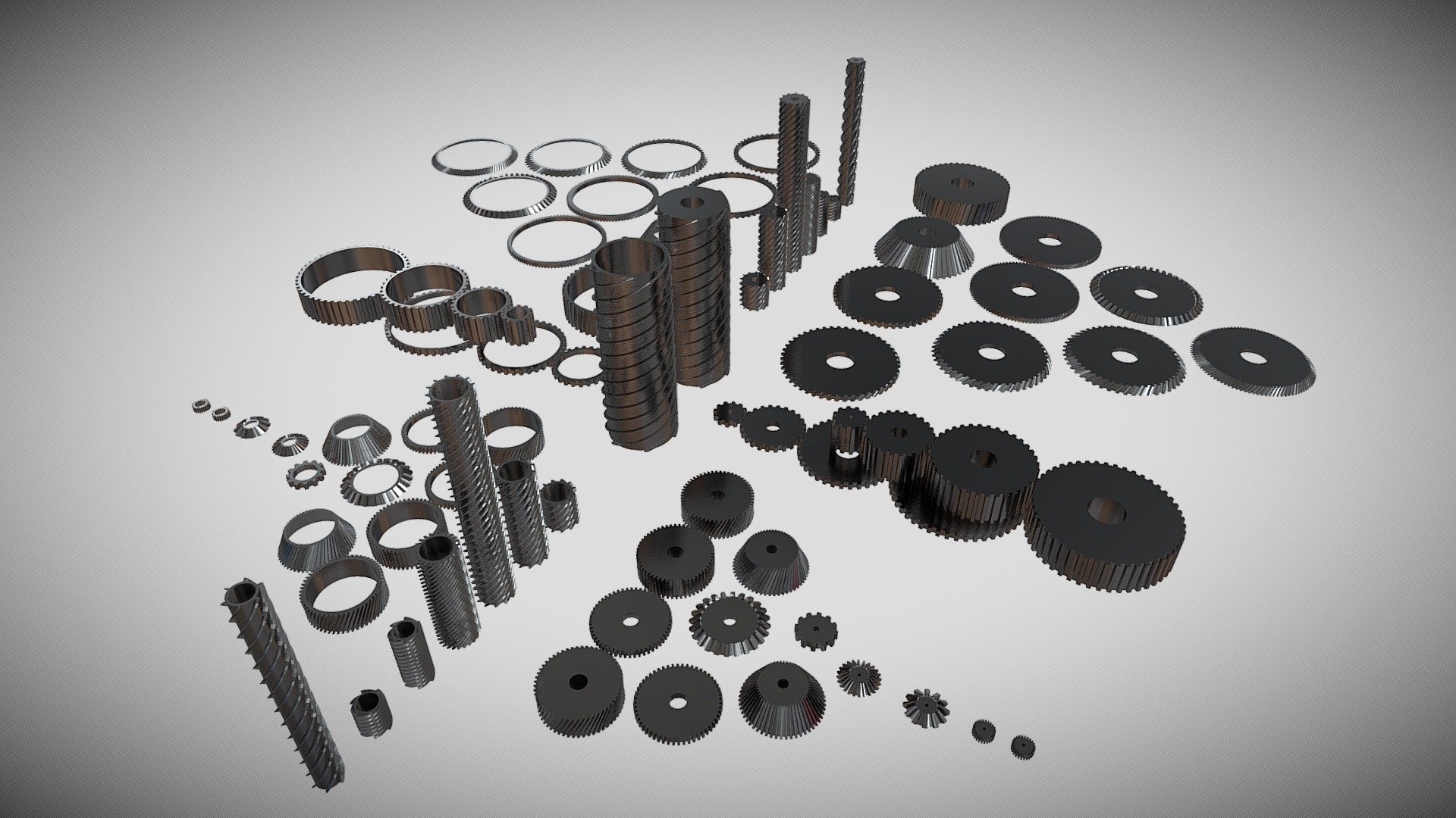Gears V2.0 (without beveled edges)