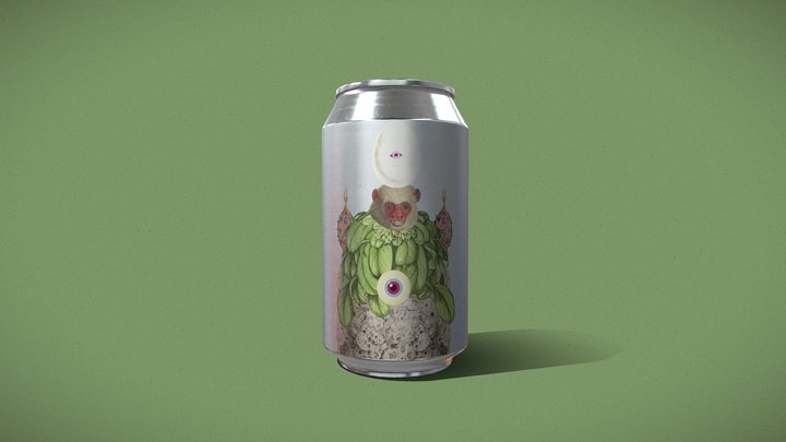 Kulturale Craft Beer HANO SS 3D Model