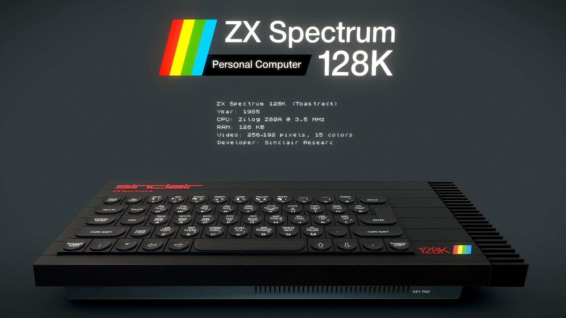 ArtStation - Zx Spectrum 128K || Computer