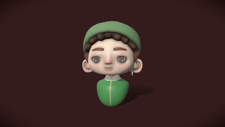 Stylized Bust 3D Model
