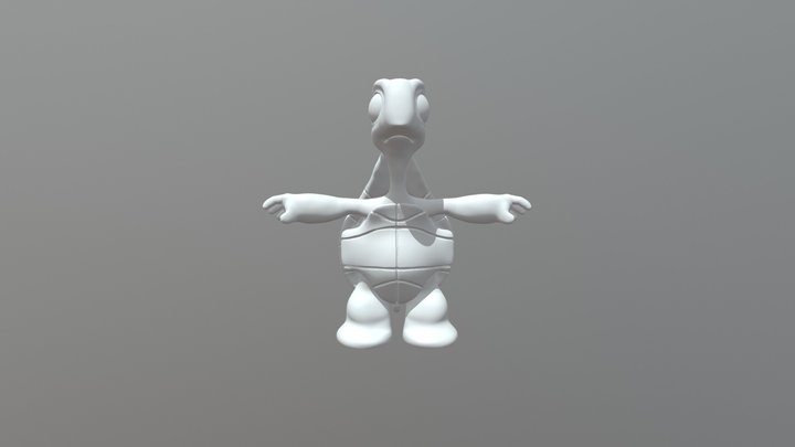 Turtle Sculpt for School 3D Model