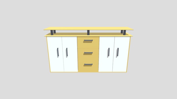 Mini Warderobe 3D Model